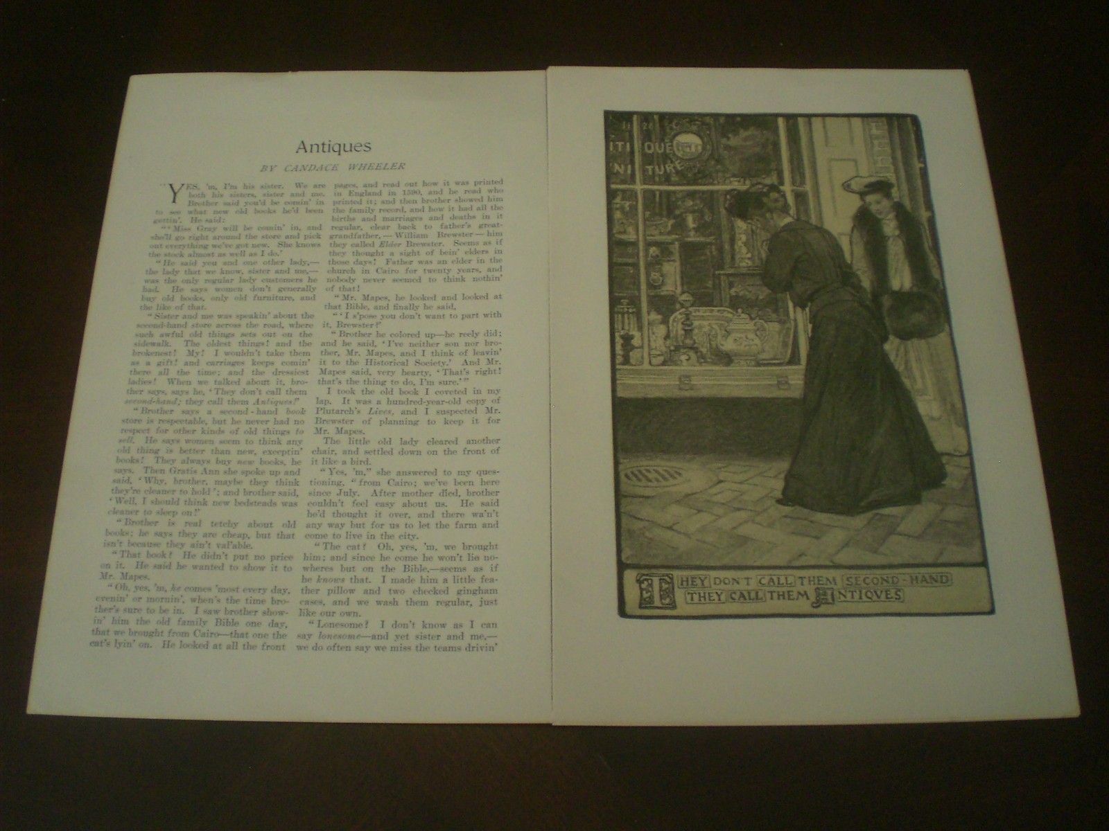 Antiques by Candace Wheeler (Harper\'s Monthly Magazine April 1903)