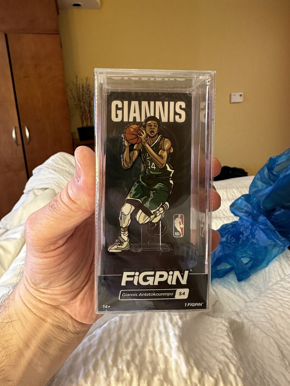 2021 NBA FigPin NBA Giannis Antetokounmpo #S4 New in Box. Milwaukee Bucks