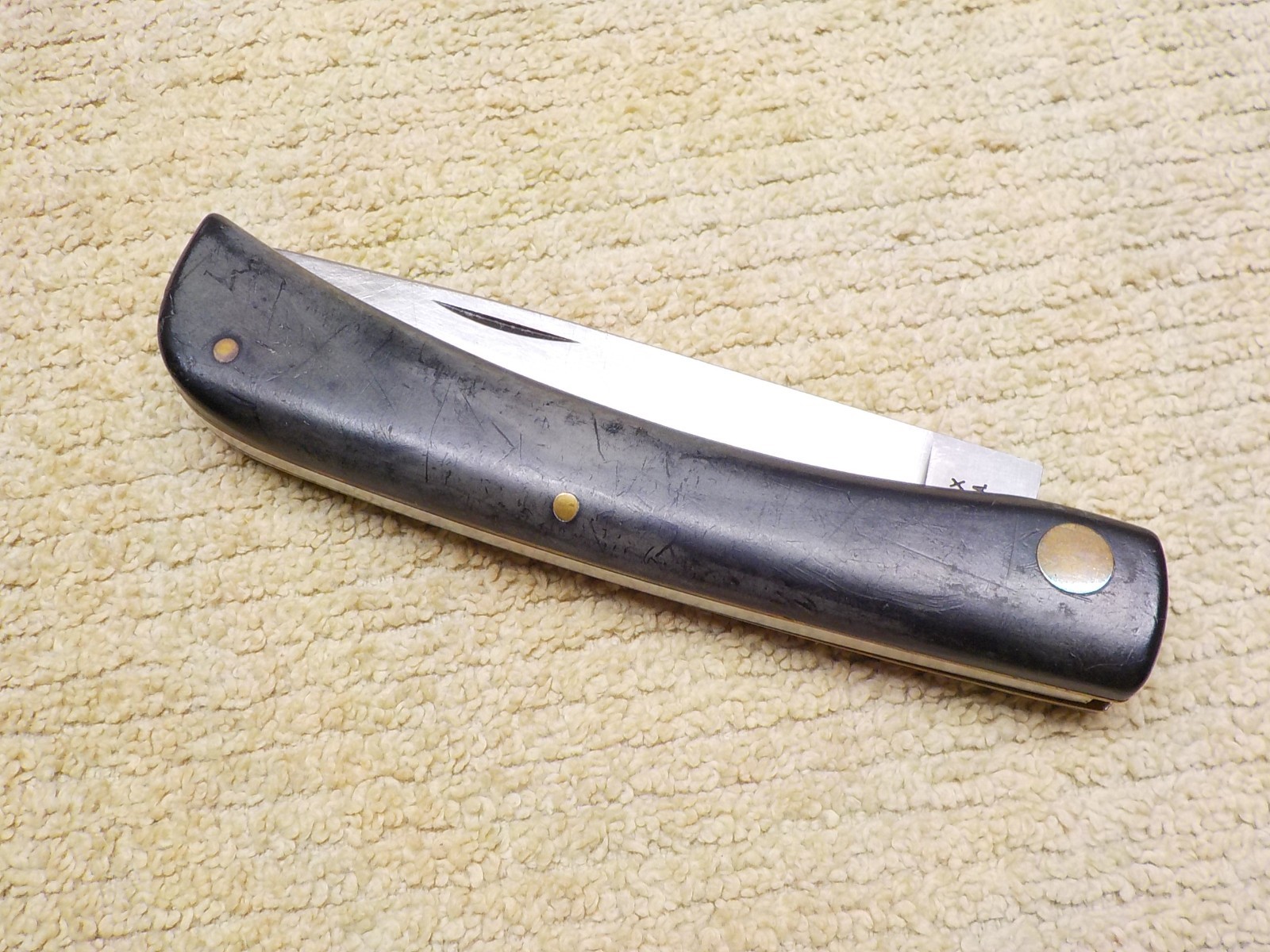 Vintage 1971 Case XX USA 2138s Sod Buster Single Blade Folding Knife