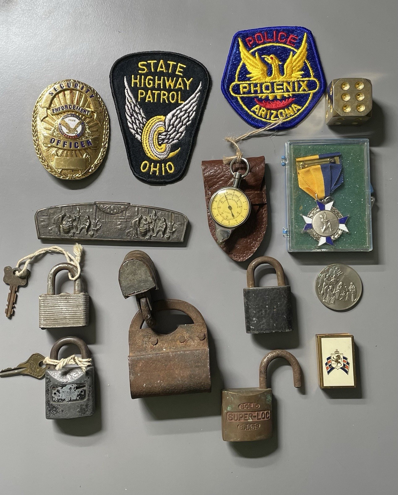 Vintage Antique Not So Junk Lot Garage Estate Collectibles Locks Patches …