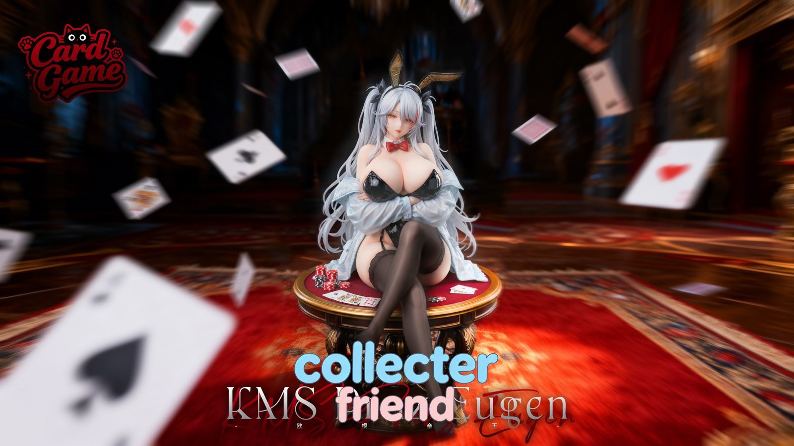 IN STCOKC ardgame Studio KMS Prinz Eugen Model  Painted Azur Lane Bunny Girl 1/6