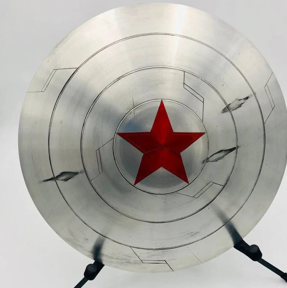 Custom Bucky Barnes Captain America Shield | Metal Replica | 22\
