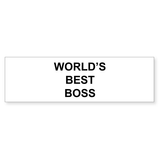CafePress World\'s Best Boss 10\