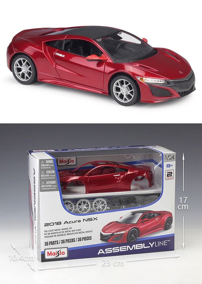 Maisto 1:24 2018 Acura NSX Alloy Diecast vehicle Sports Car MODEL Collection