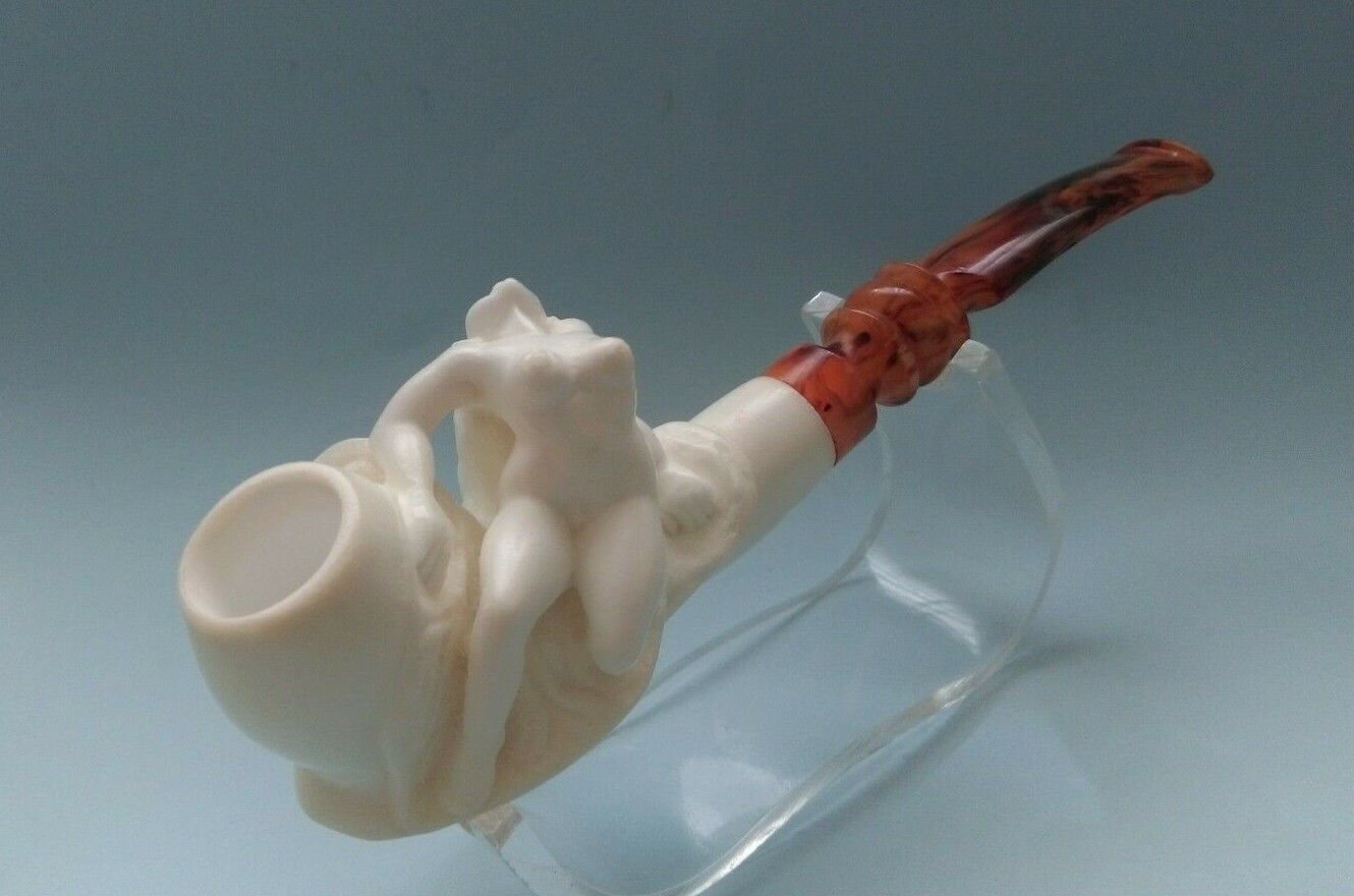 Nude  Lady  Meerschaum Pipe  best hand carved tobacco pfeife wıth case