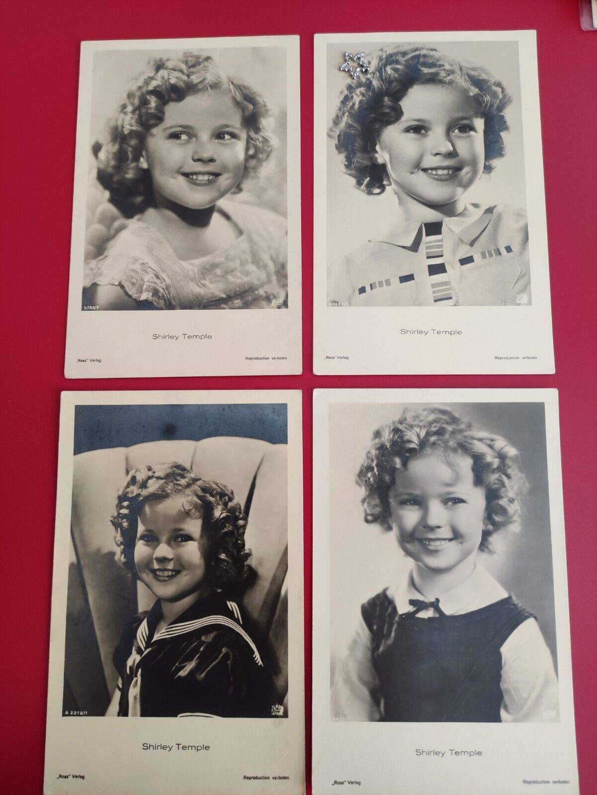 Shirley temple postcards