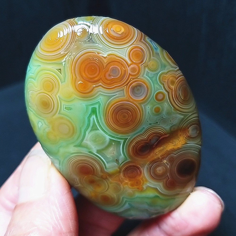 Rare 42G Natural Gobi Agate Eyes Agate/stone Madagascar AB1501