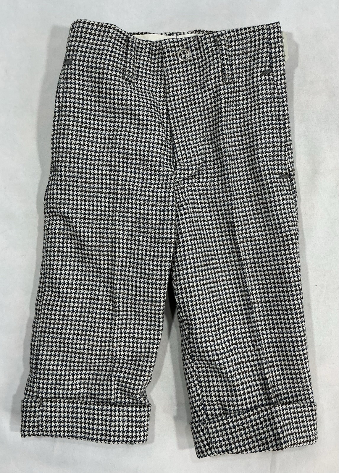 Vintage 1920s Two Legs Full Pant Salesman Sample Houndstooth Mini Display Pants
