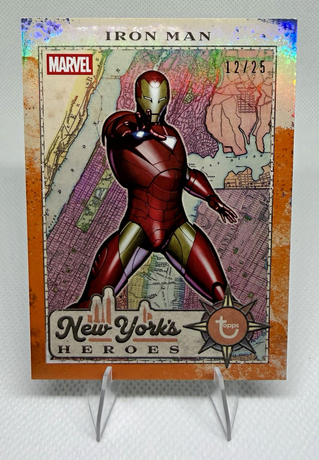 Topps 2026 Topps Marvel New York's Heroes Iron Man NYF-9 Parallel /25