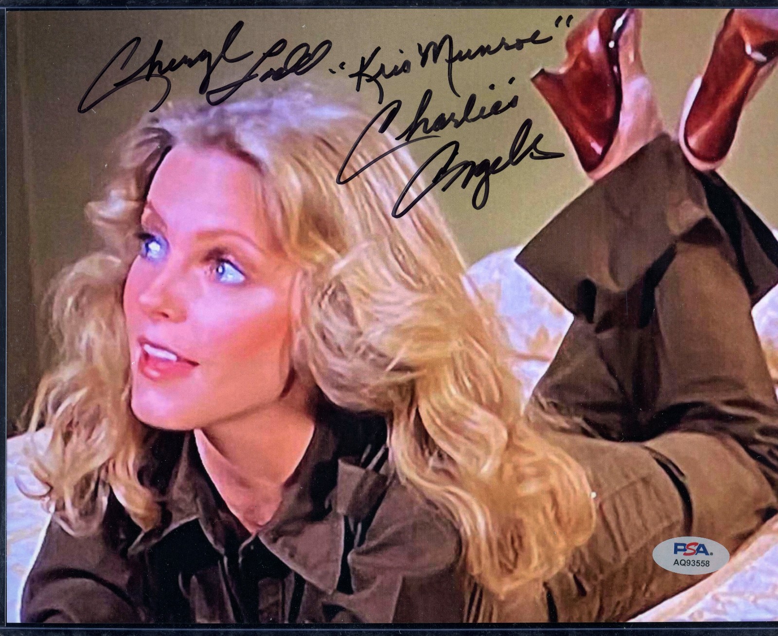Cheryl Ladd Kris Munroe Charlie's Angels Signed 8x10 Photo PSA DNA Autograph *58