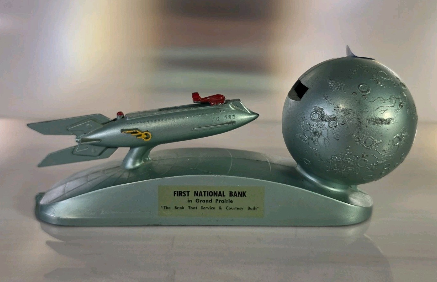Vintage Strata Bank Shoot The Moon First National Bank Grand Prairie 