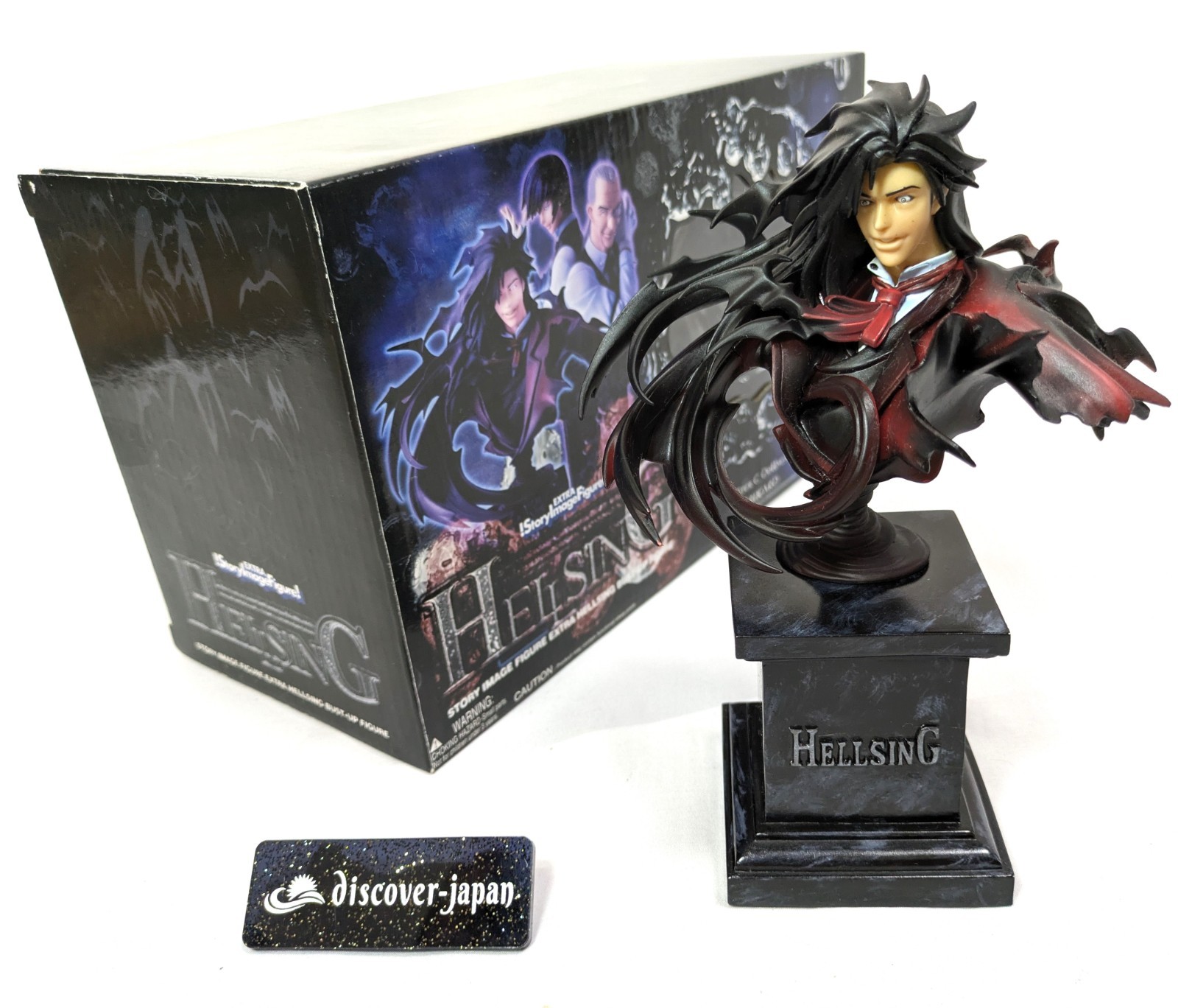 Rare Hellsing Alucard Bust Figure 7 in YAMATO SIF EX Arucard Statue 2006 Boxed