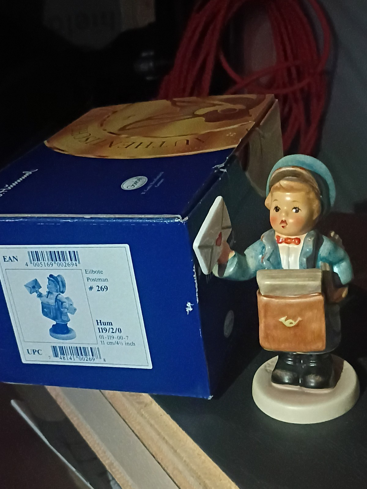 Hummel Figurine Postman 119/2/0 In Original Box See Store For Other Hummels.