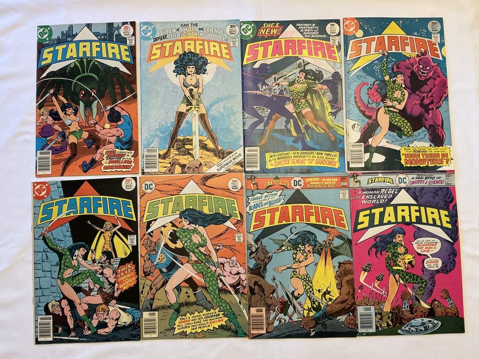 Starfire #1-8 Complete Run 1976
