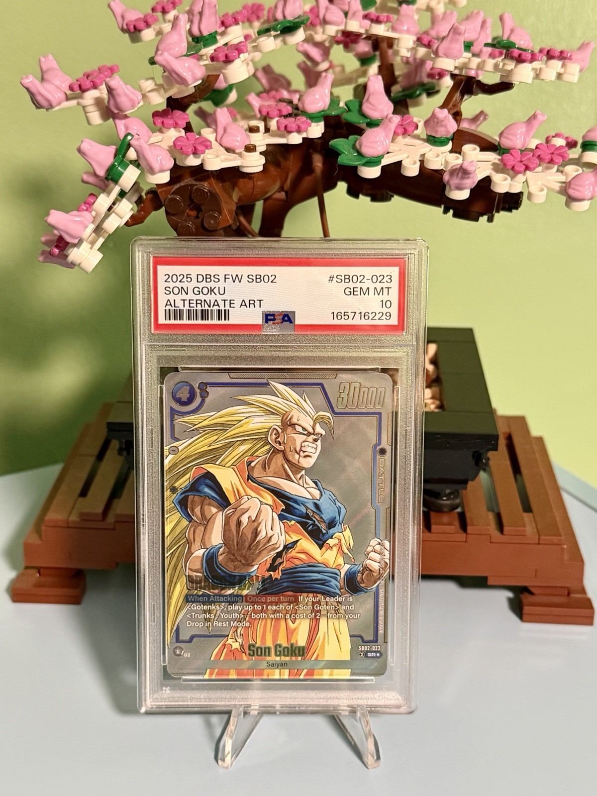 PSA10 Dragon Ball Fusion World Manga Booster SB02-023 Son Goku Parallel Rare NM