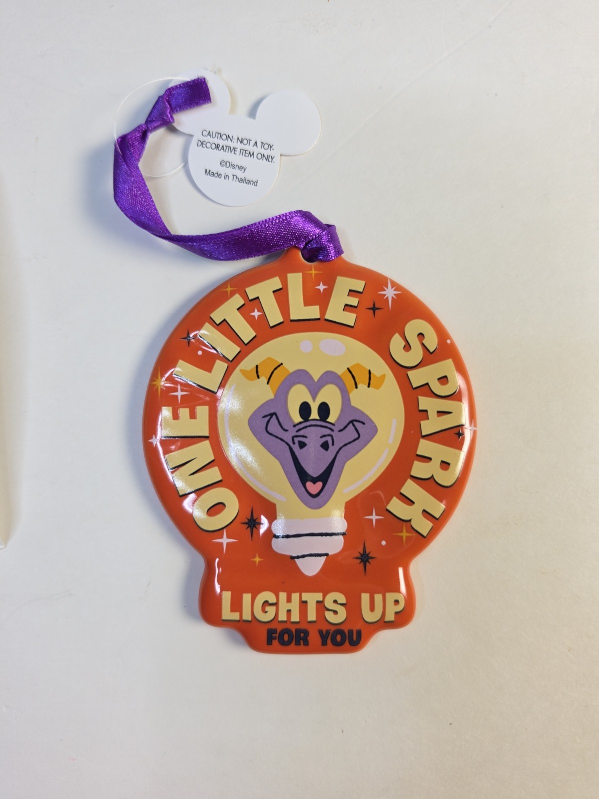Figment Sketchbook Christmas Ornament NWT DISNEY STORE One Little Spark Epcot