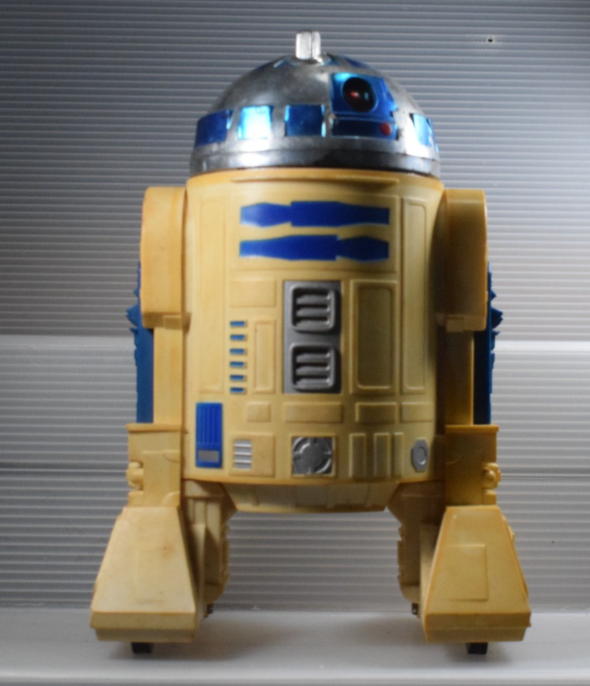 GENERAL MILLS STAR WARS R2D2 VINTAGE 1978 ROBOT SPACE TOY NOT WORKING 8-1/2