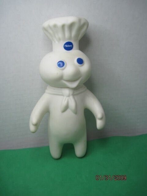 Vintage Pillsbury Doughboy Soft Vinyl Figure Swivel Head