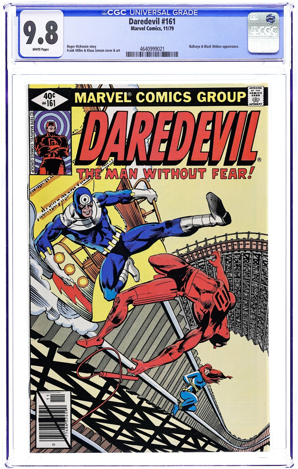 Daredevil #161D CGC 9.8 1979 4640999021