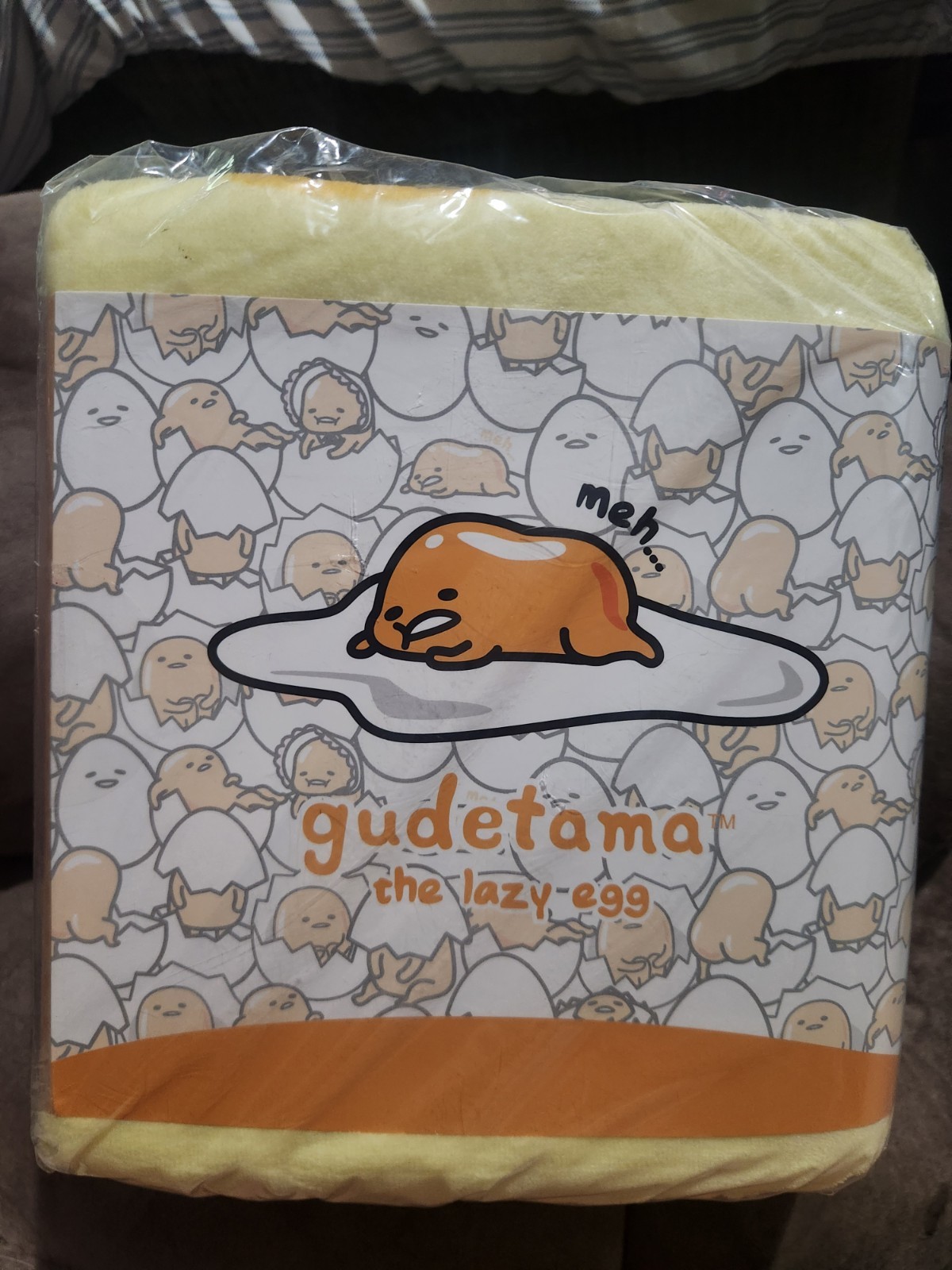 Sanrio Gudetama The Lazy Egg Fleece Blanket Lazy Is The New Busy 2024 Twin 62x90
