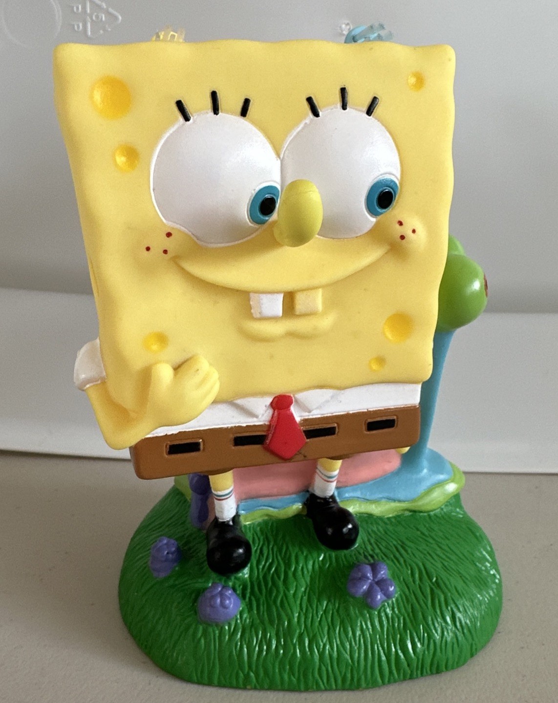 Vintage Spongebob Squarepants & Gary The Snail Toothbrush Holder 2004 Viacom Y2K