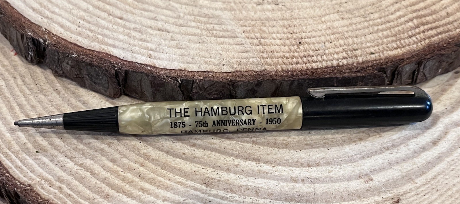 1950 Ritepoint Mechanical Pencil The Hamburg Item 75th Anniversary Reading PA