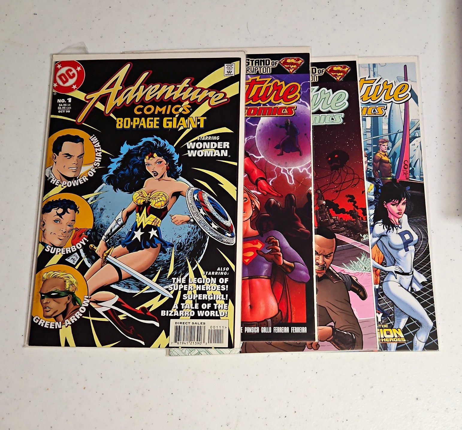 DC Adventure Comics 4 book lot