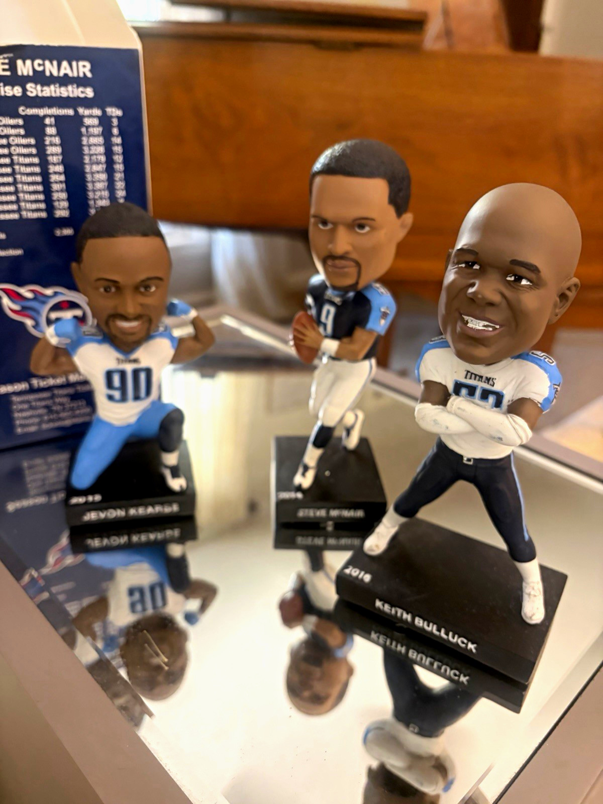 Steve McNair Tennessee Titans NFL Football Bobblehead 2014 Season Ticket Gift