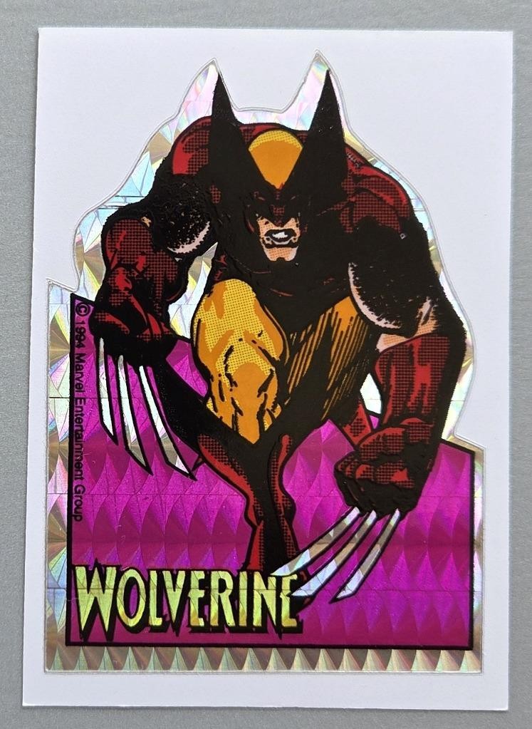 1 Rare VTG Prism Die Cut 1994 Marvel Ent \