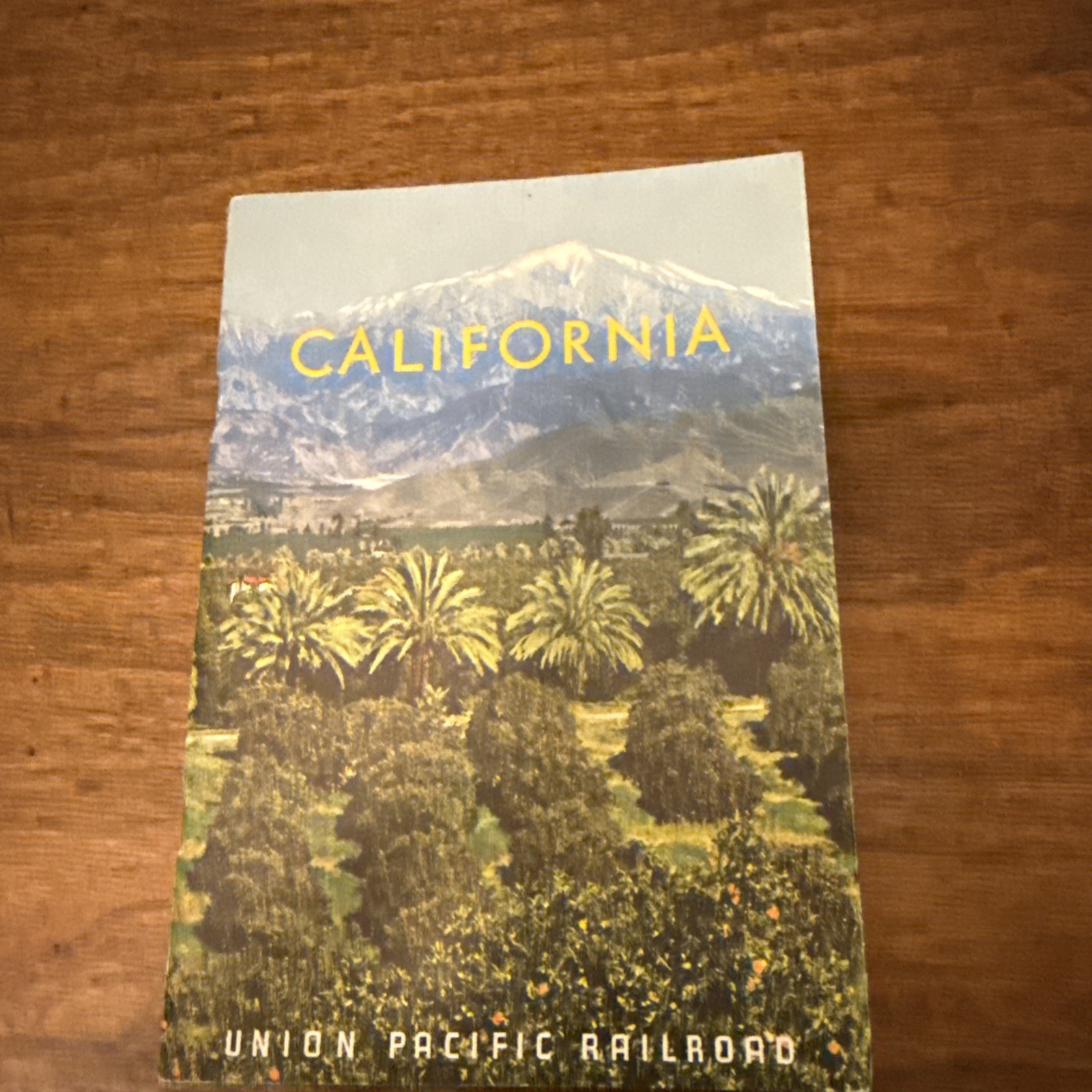 Vintage c1960s California Union Pacific Railroad Brochure Map Los Angeles Vintage c1960s California Union Pacific Railroad Brochure Map Los Angeles