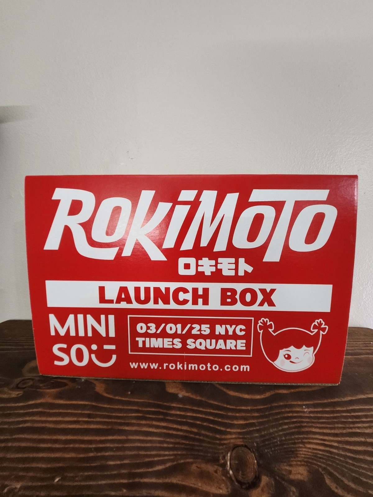 ROKIMOTO X MINISO - Official Launch Event Box LE 200 SEALED With Bag