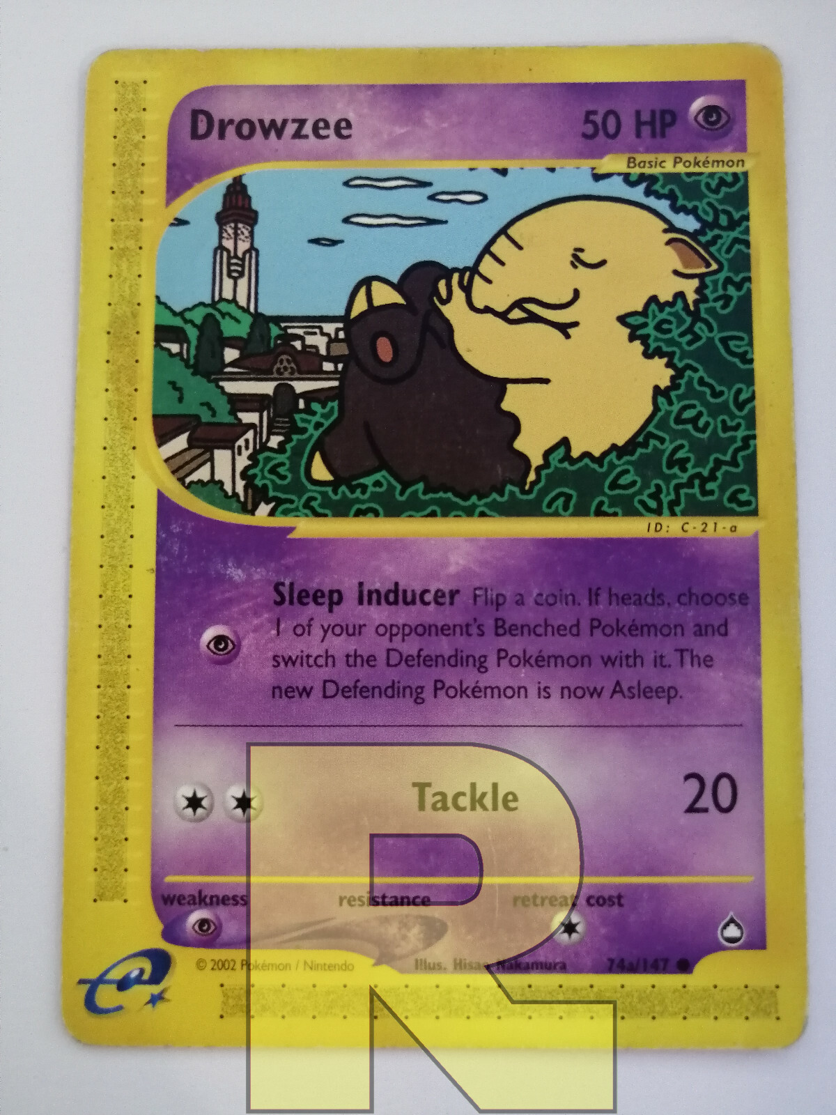 Drowzee® Aquapolis 74a/147® Common® Pokemon® English® Good