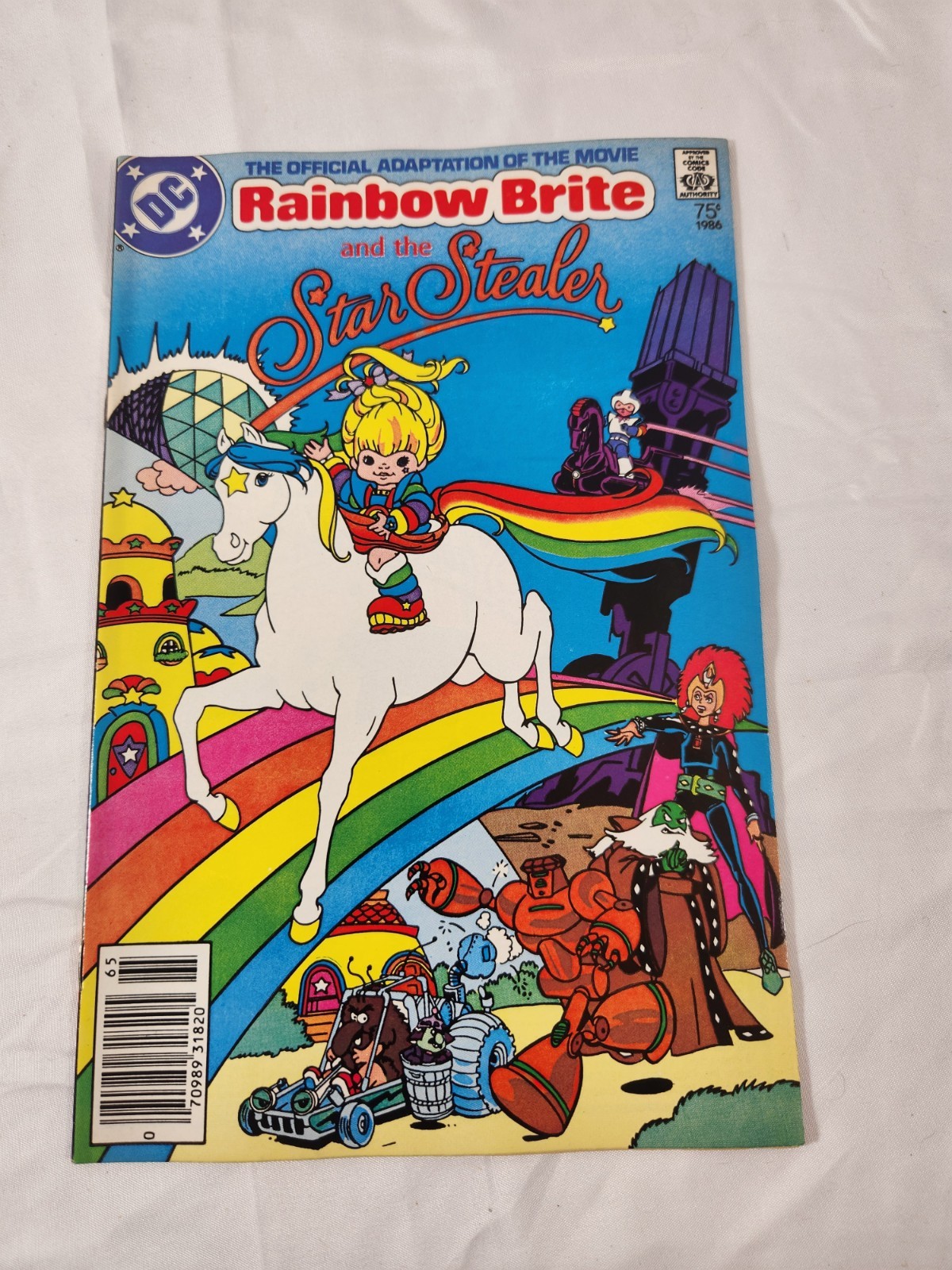 Vintage DC Comic Book Rainbow Brite & The Star Stealer O Adaptation Of The Movie