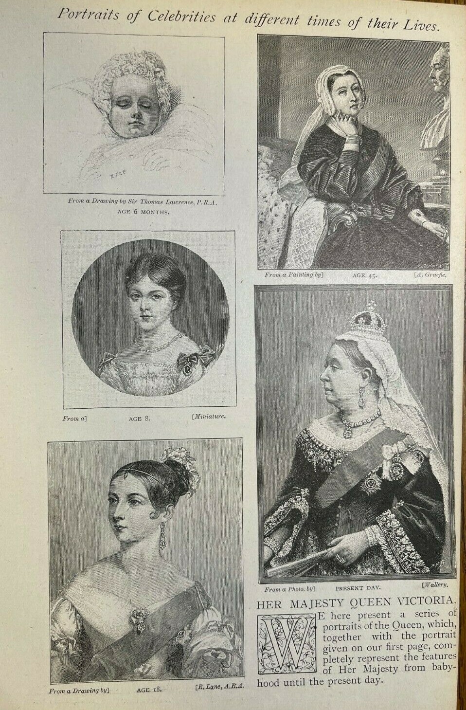1891 Queen Victoria of England 1891 Queen Victoria of England