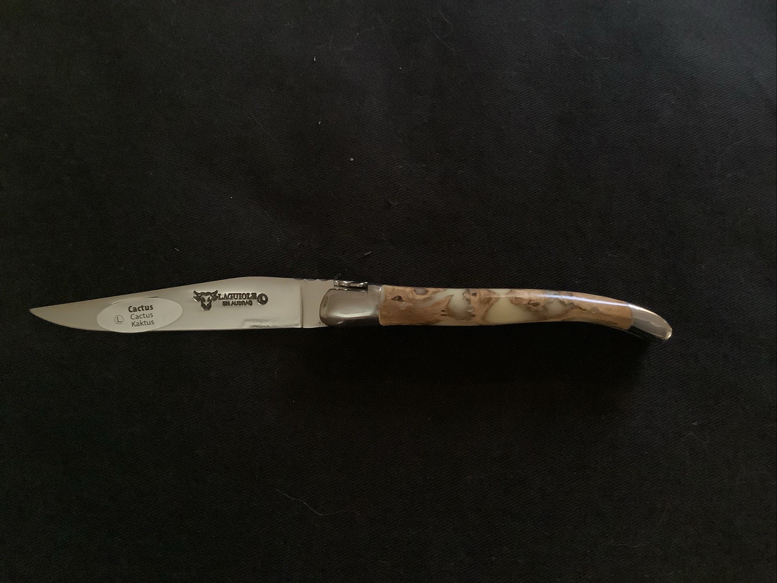 Laguiole En Aubrac Folding Pocket Knife France Cholla Cactus Handle $$REDUCED