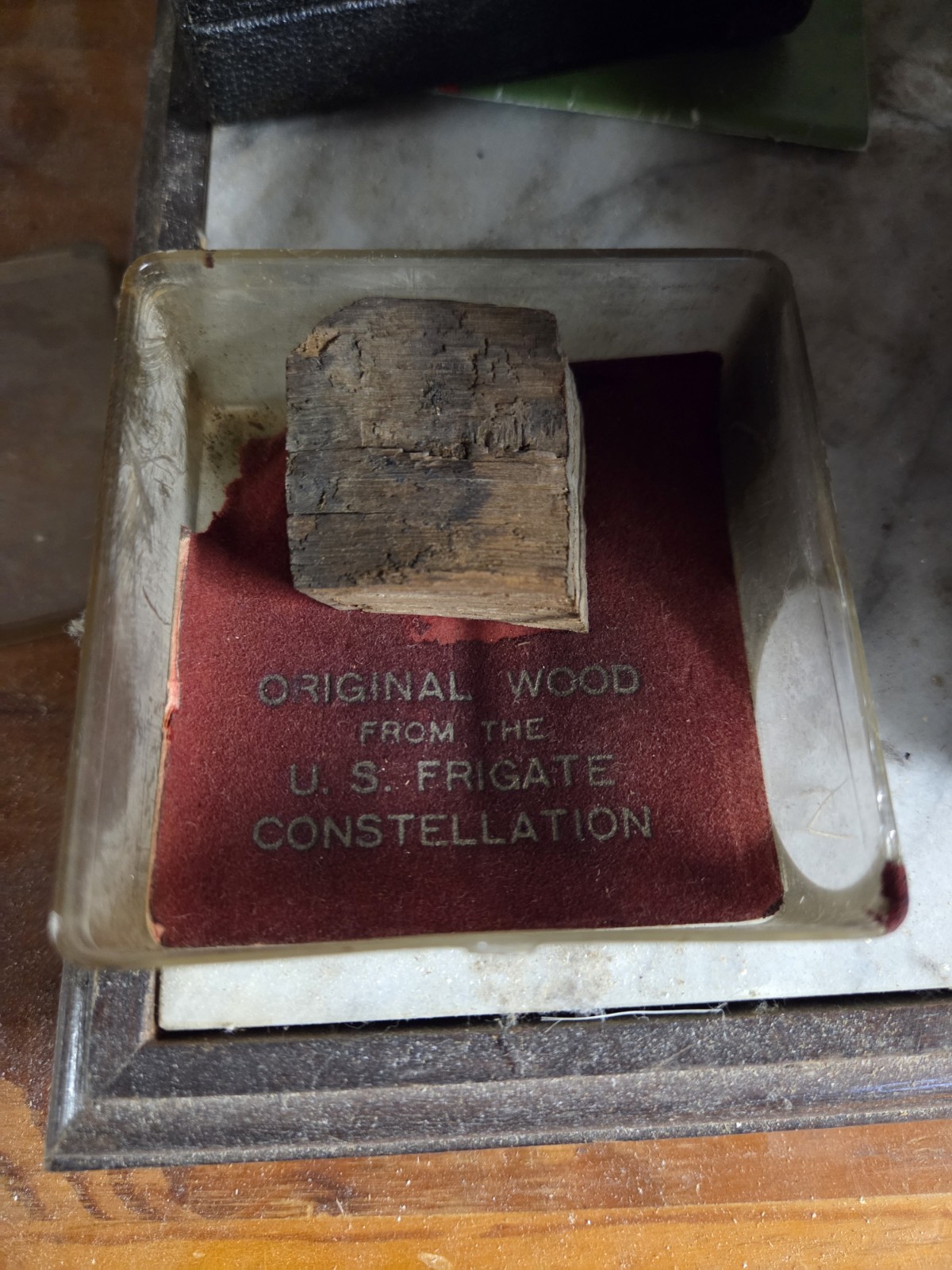 Original Wood From The U.S. Frigate Constellation