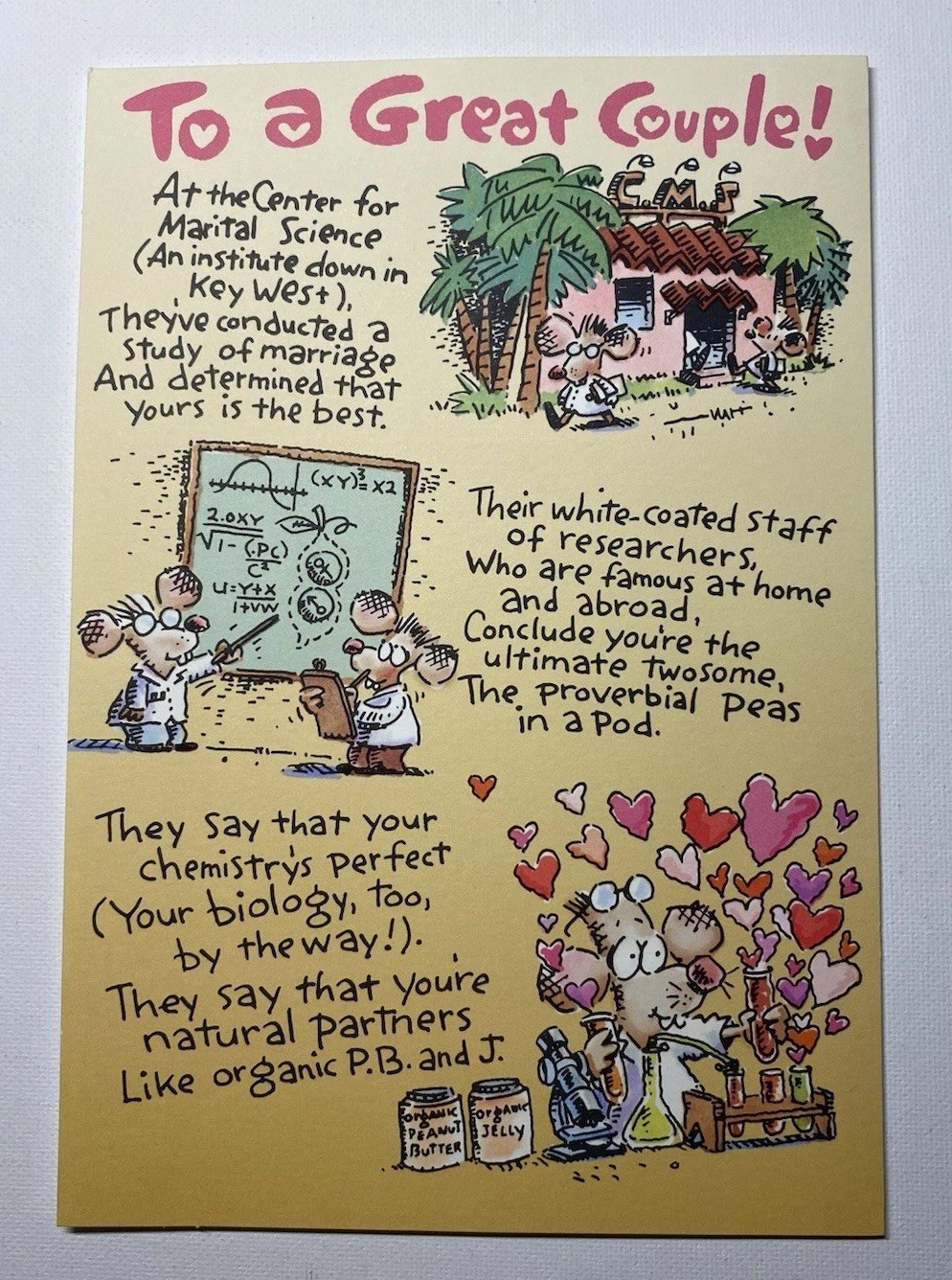Vintage Hallmark Expressions Greeting Card Anniversary Couple Unused W/ Envelope