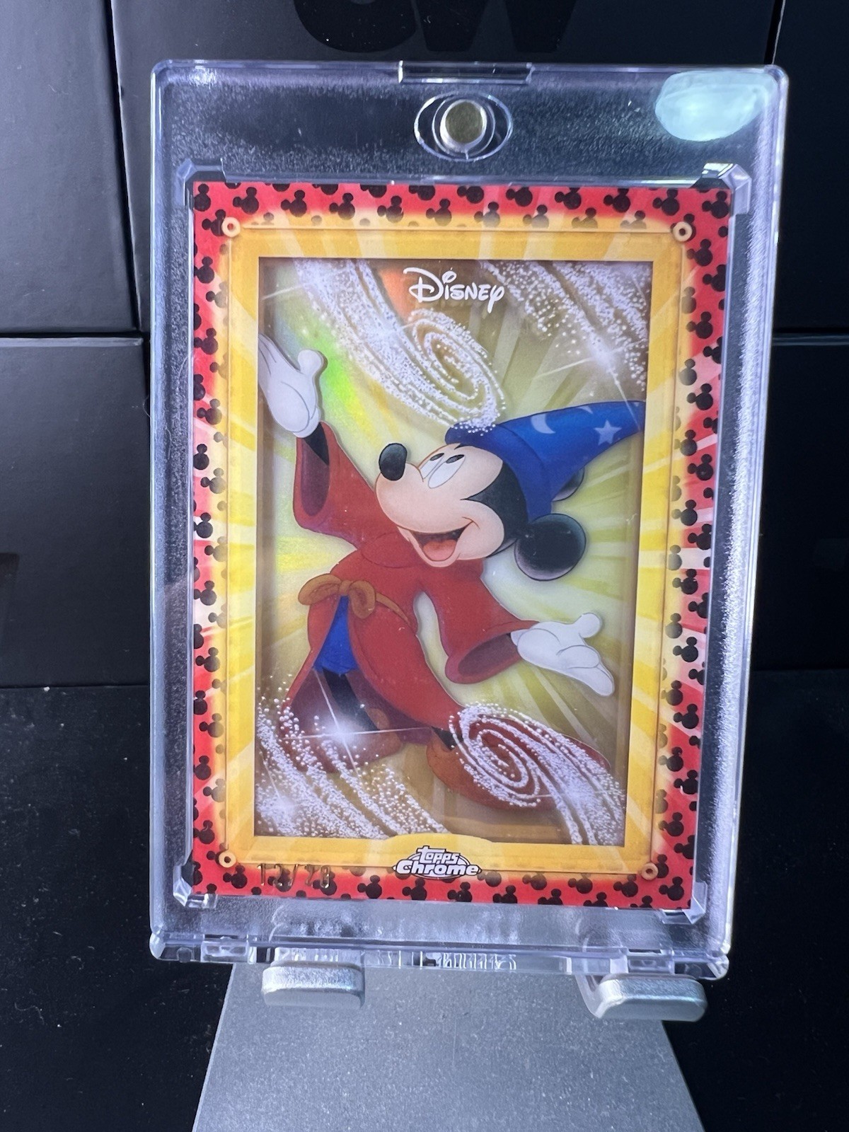 2025 Topps Chrome Disney Magical Mickey Mouse Refractor #MM1 Mickey Mouse 12/28 2025 Topps Chrome Disney Magical Mickey Mouse Refractor #MM1 Mickey Mouse 12/28