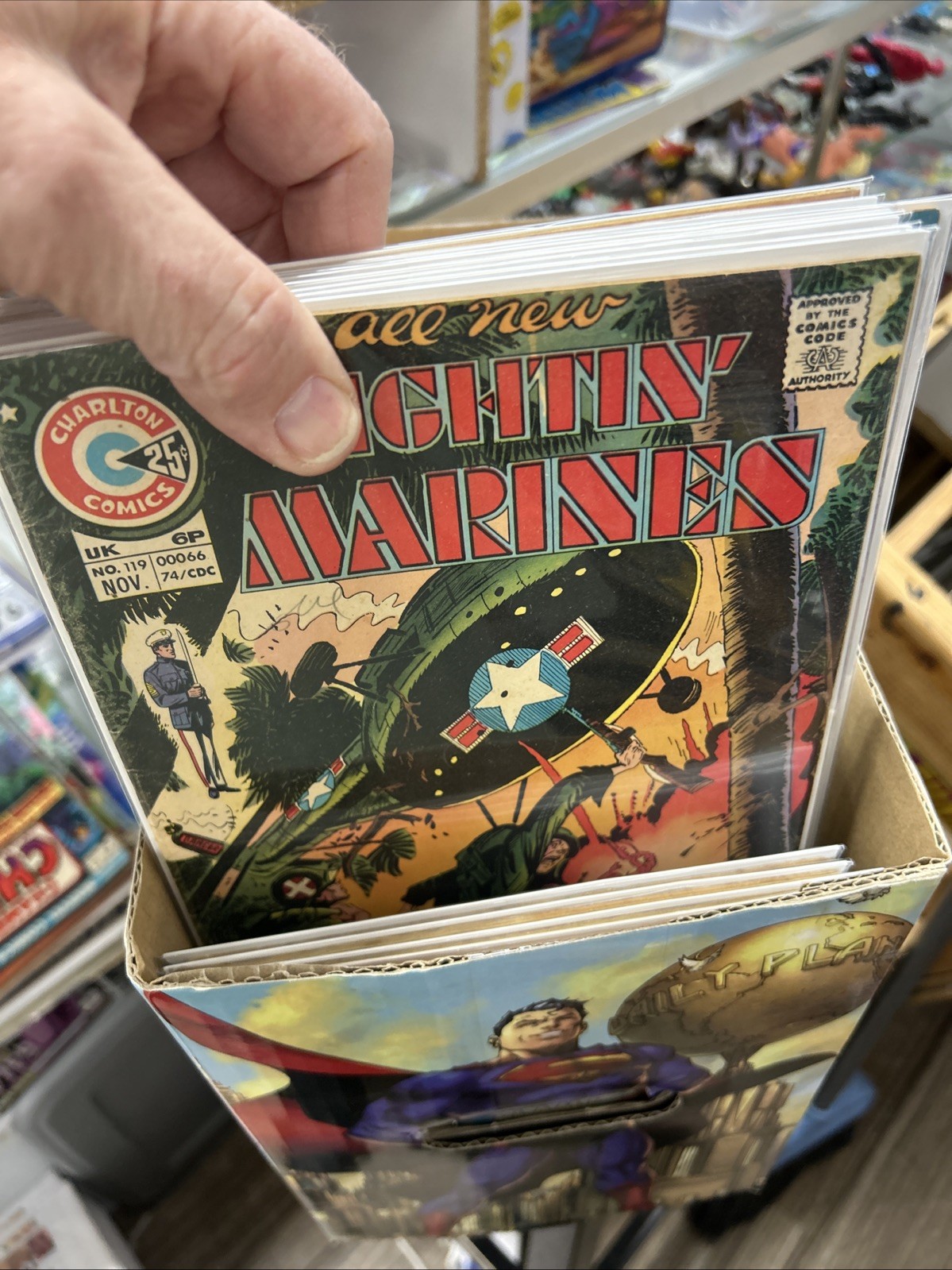 Charlton Comics 100 comics 12 cents to 60 cents