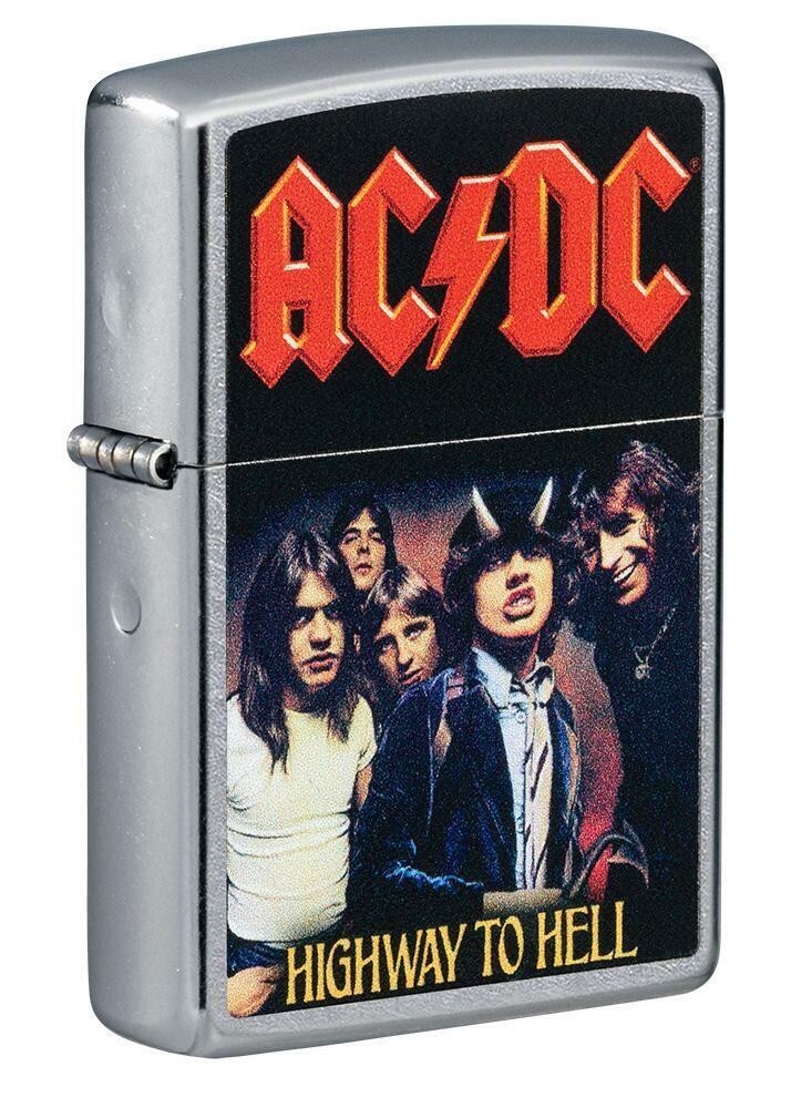 Zippo AC/DC Highway to Hell Street Chrome 49235 Zippo AC/DC Highway to Hell Street Chrome 49235