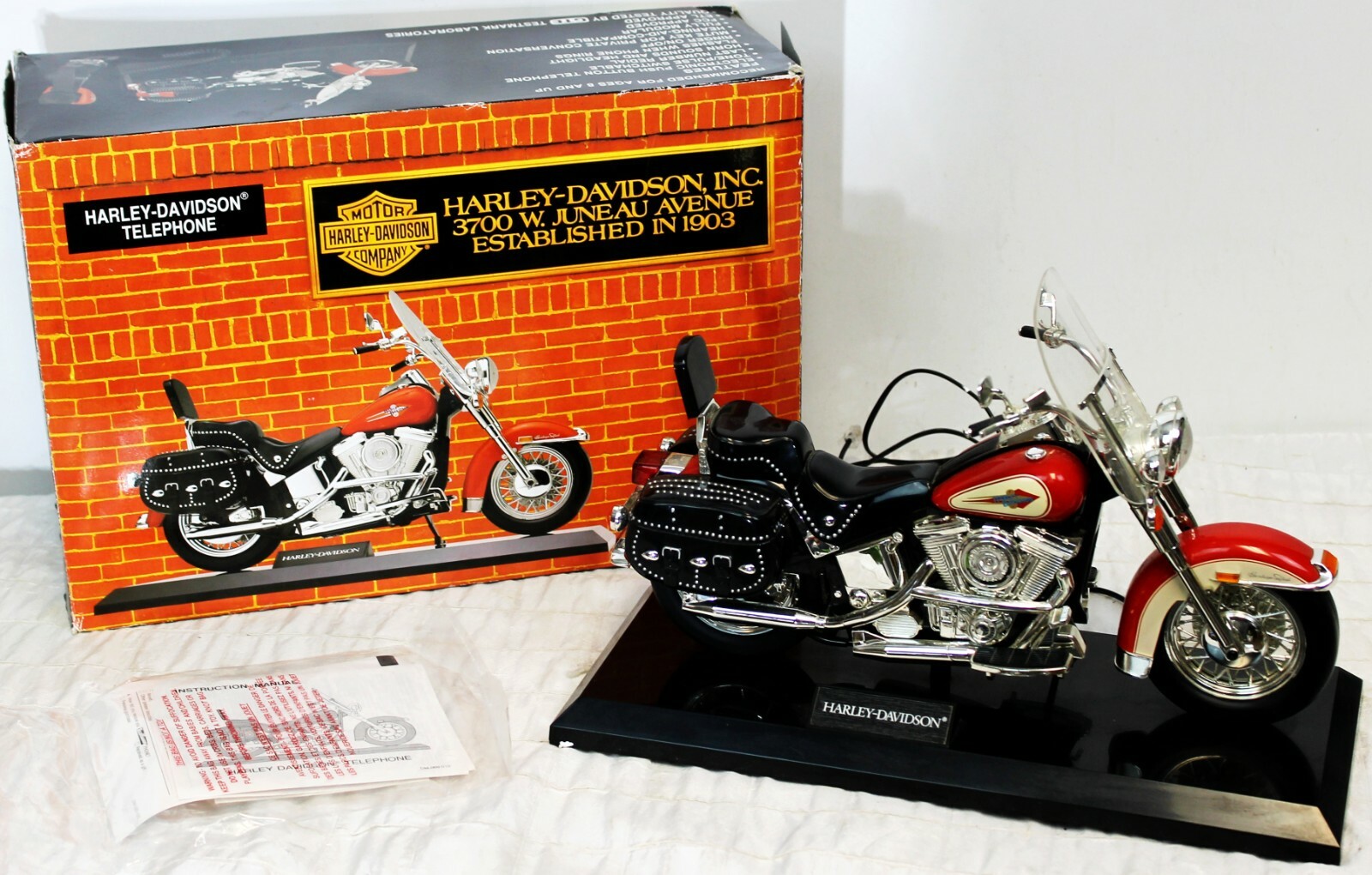 Harley-Davidson Electronic Push Button Telephone Motorcycle TeleMania 