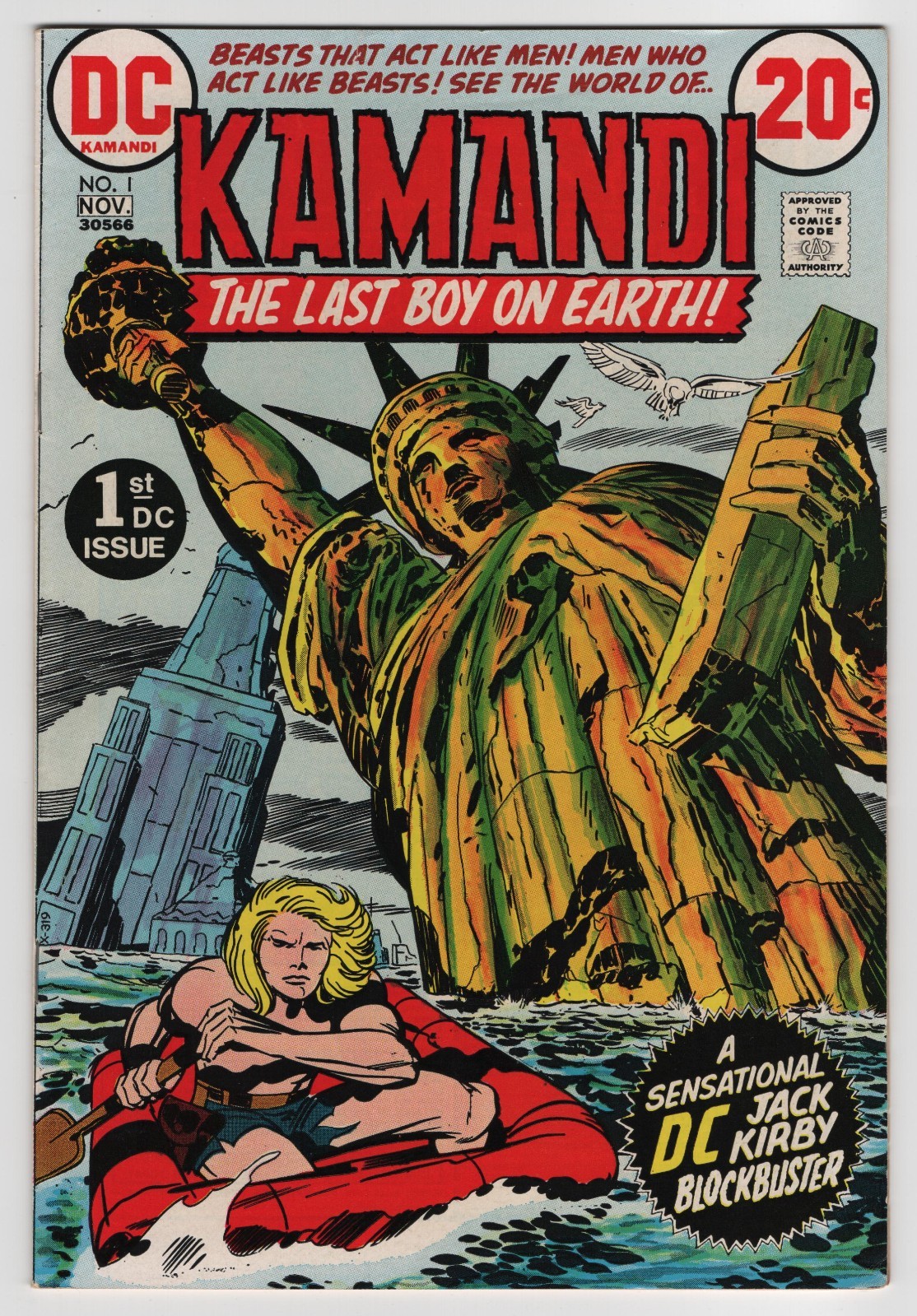 Kamandi, the Last Boy on Earth #1 DC Comics Key Jack Kirby 6.0 FN 1st Appearance