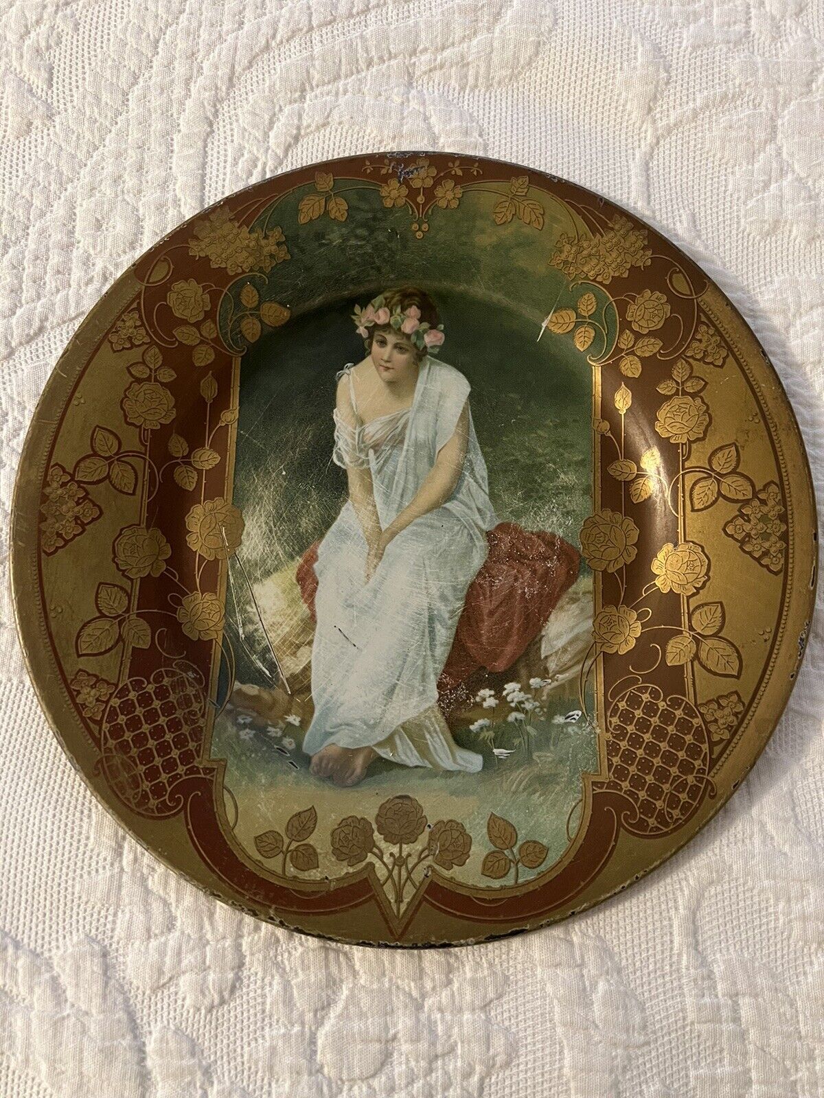 Royal Saxony Art Plate/Columbia Brewing Co Customer Gift