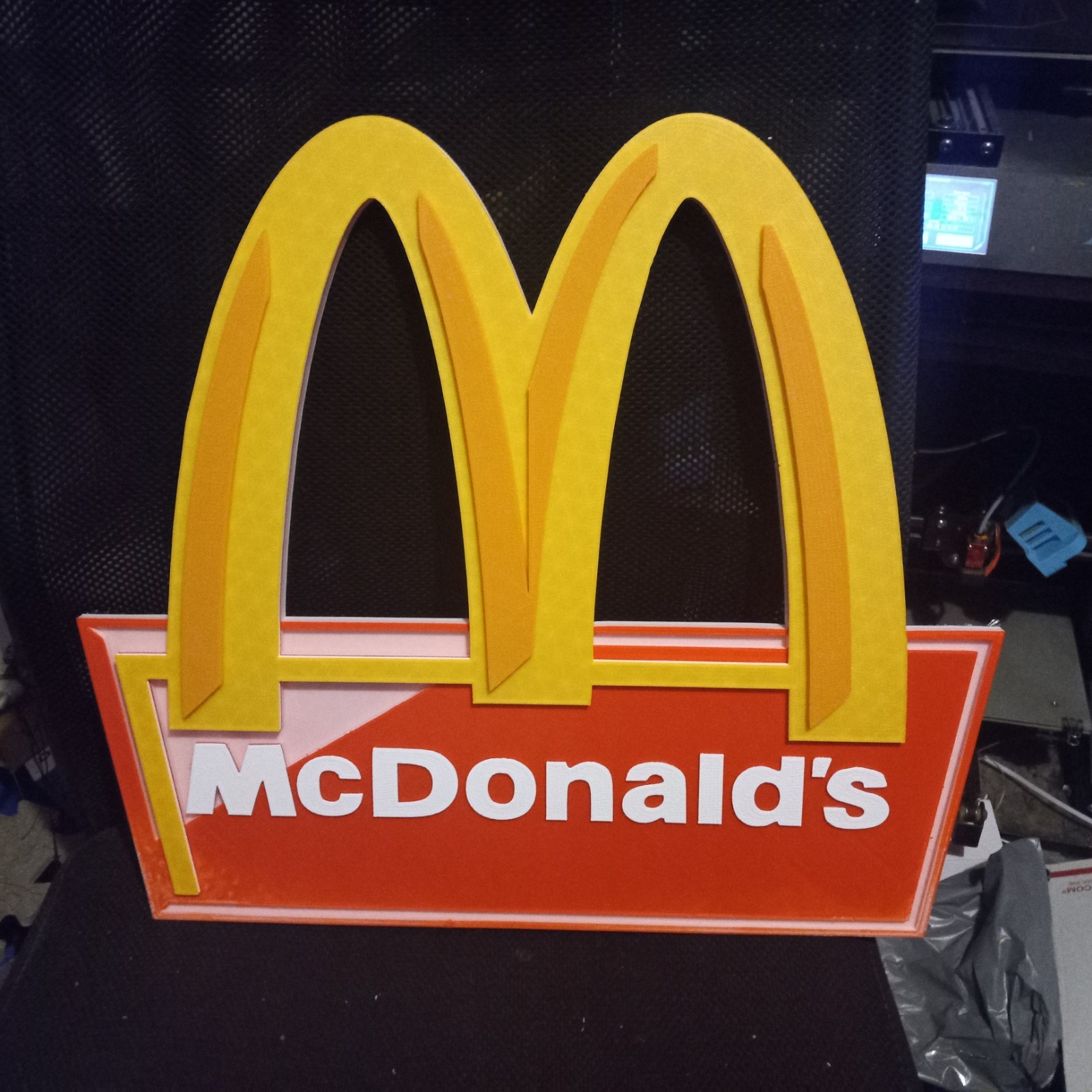 Sale McDonald’s Big 3D Advertising Sign Golden Arches 19\