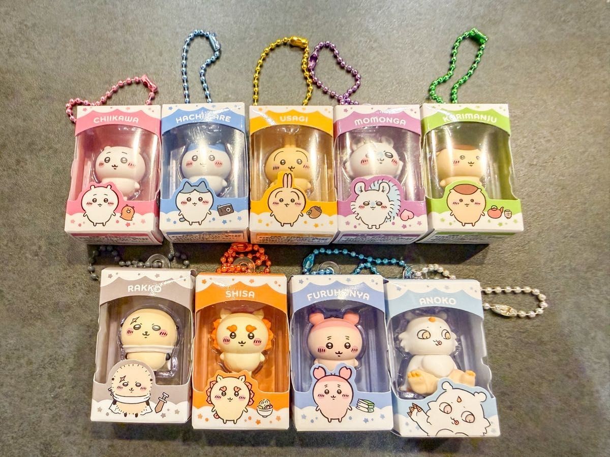 Set of 9 Chiikawa Chocolate Box Figure Collection Complete