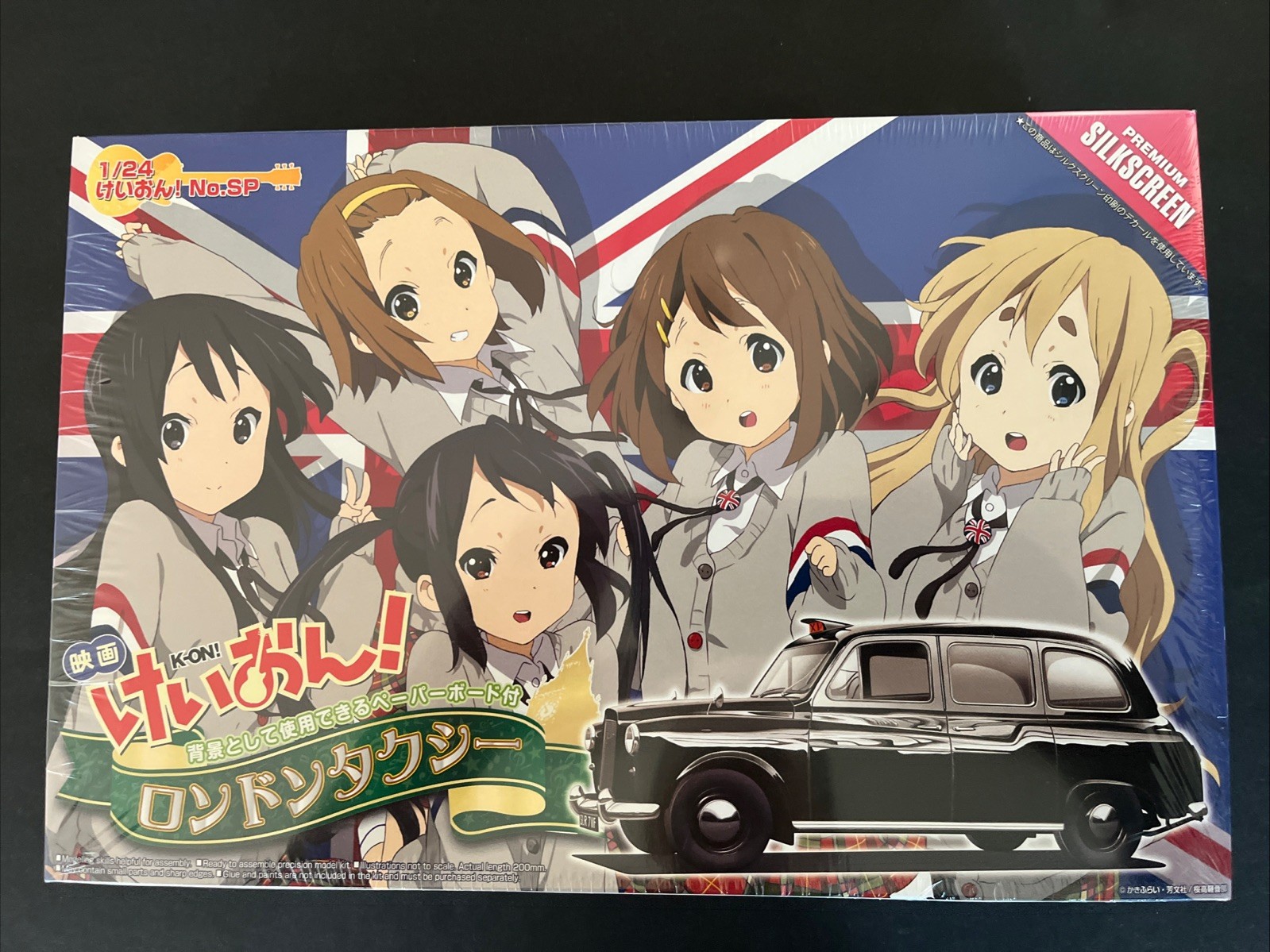 Aoshima 1/24 K-ON Movie London Taxi Model Kit K-ON Series New Sealed Box
