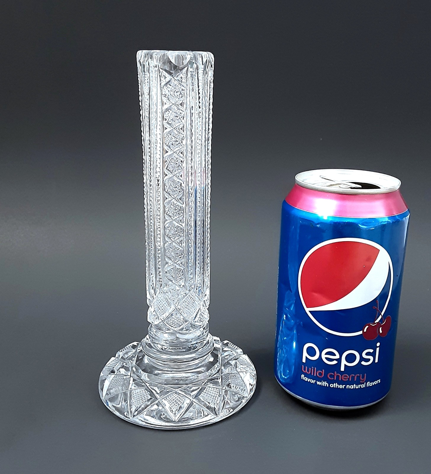 Antique American Brilliant Cut Glass 7.25\