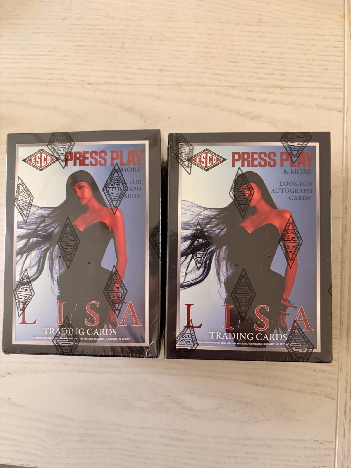 2X LISA of Blackpink x ESCO Blaster Box Trading Cards SEALED NEW