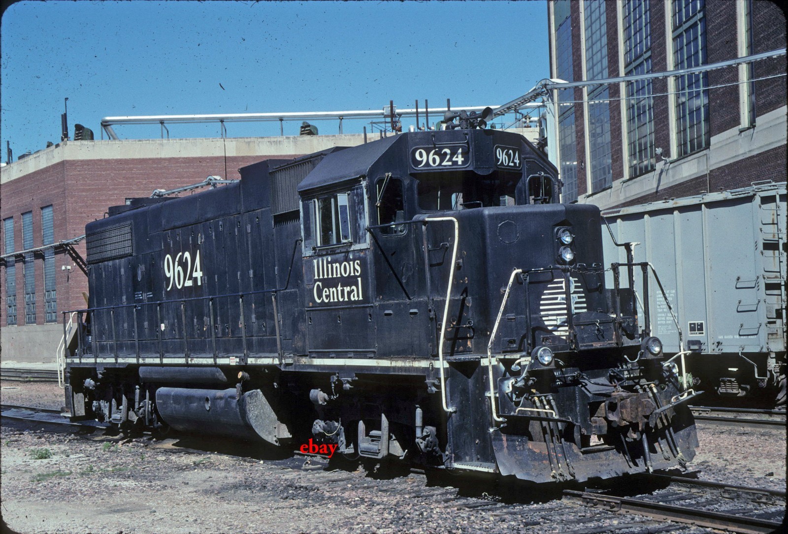 PAS Illinois Central 9624 - Original Slide  - Cedar Rapids