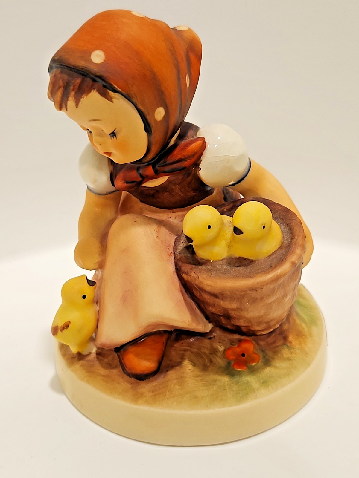 Vintage Goebel Hummel “Chick Girl” #57/0 Figurine TMK‑3 West Germany 4” Art